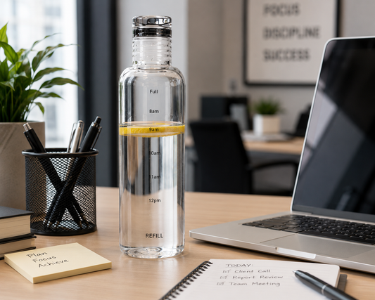 Stay Hydrated All Day – 500ml Motivational Water Bottle